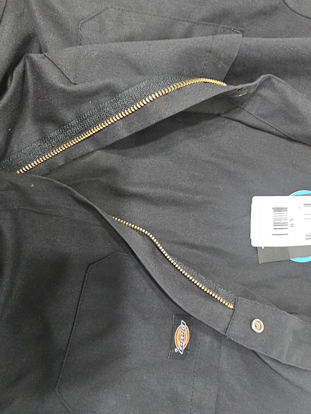 Dickies Navy Short Sleeve Flex Work Coverall Sz S Workwear